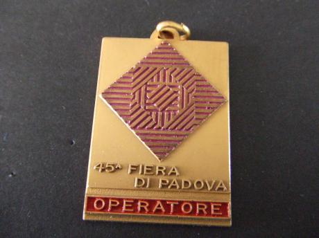 Padova Italie internationale beurs operator